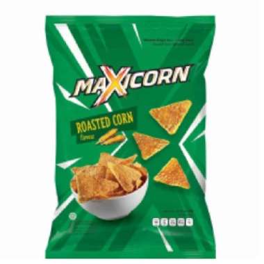 Maxicorn tortilla chips BBQ / roasted corn 55 gram roasted corn