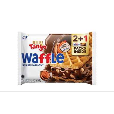 Tango wafer waffle choco hazelnut / cookies and cream isi 3 x 25 gram choco hazelnut