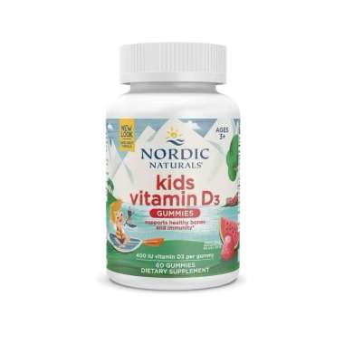 NORDIC NATURALS KIDS VITAMIN D3 GUMMIES 400 IU WATERMELON DIJAMIN ORI PUAS MURAH!
