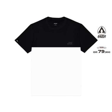 Aerostreet T Shirt Evo Hitam Off White Kaos T Shirt ABAAA S