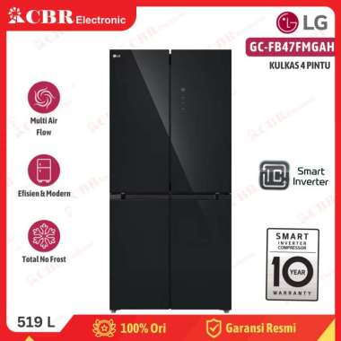 Kulkas LG Side By Side 4 PINTU GC-FB47FMGAH - 519 L