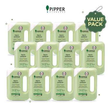 PiPPER Fabric Softener Natural Scent Value Pack 12x 900 ml