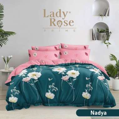 MURAH!! Bedcover Set LADY ROSE PRIME King Ukuran 180x200 cm BY INTERNAL GRUP Original Kualitas Premi