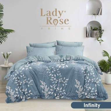 MURAH!! Bedcover Set LADY ROSE PRIME King Ukuran 180x200 cm BY INTERNAL GRUP Original Kualitas Premi
