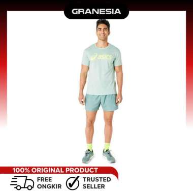 ASICS Men Silver 5IN Short Regular 2011B862301|Celana Pendek Lari Pria S