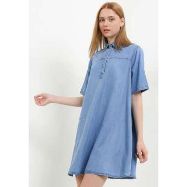 Hush Puppies Dress Wanita Ericka Light Blue L Light Blue