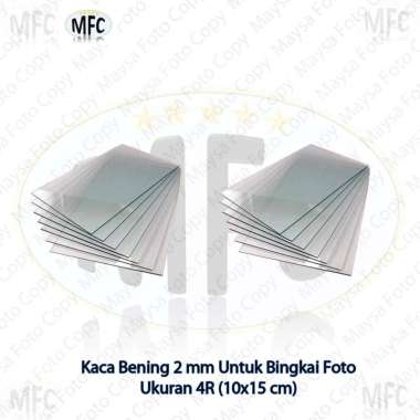 Kaca Bening ukuran 4R (10x15 cm) tebal 2mm