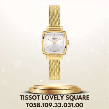 Tissot T058.109.33.031.00 Lovely Square - Jam Tangan Wanita Tissot Original