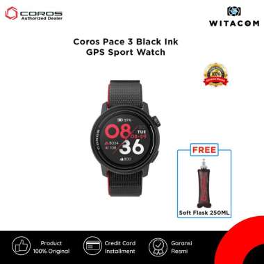 WITACOM - COROS Pace 3 GPS Sport Watch - Black Ink