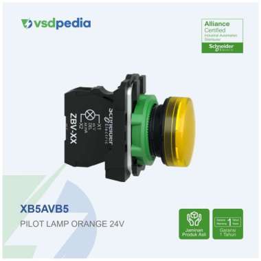 SCHNEIDER PILOT LAMP ORANGE 24V - XB5AVB5