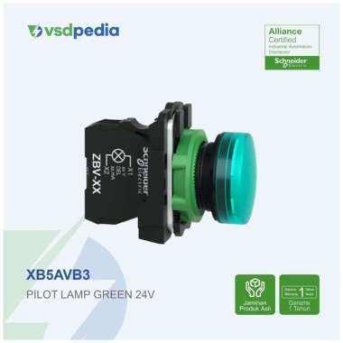 SCHNEIDER PILOT LAMP GREEN 24V - XB5AVB3