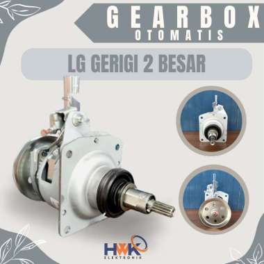 GEARBOX OTOMATIS MESIN CUCI LG GERIGI 2 BESAR / GEARBOX MESIN CUCI OTOMATIS LG