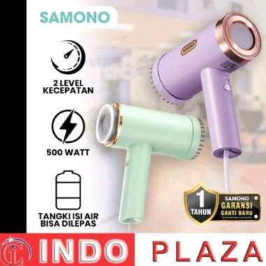 SAMONO GARMENT STEAMER / SETRIKA UAP PORTABLE BISA DILIPAT SW-GSG120 / SW-GSP120 SW-GSG120=HIJAU