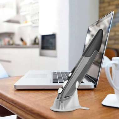 Mouse Pulpen Bolpoint Wireless Professional Design Arsitek Vertical Pen Mouse Wireless Ergonomic Gri