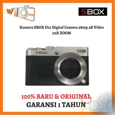 Kamera SBOX D12 Digital Camera 58mp 4K Video 20X ZOOM