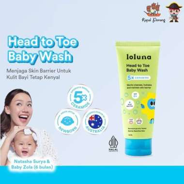 LOLUNA 2in1 Sabun dan Sampo Bayi Baru Lahir 100ml