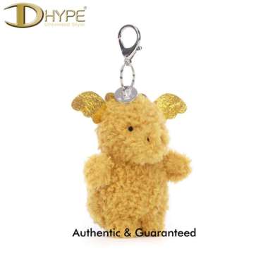 JELLYCAT LITTLE DRAGON BAG CHARM 100% ORIGINAL