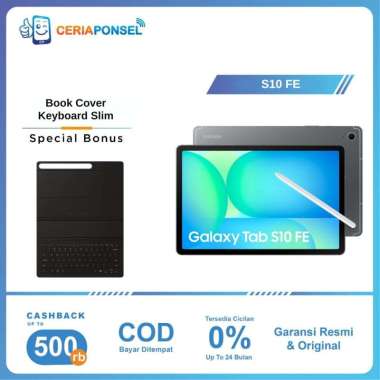 Samsung Galaxy Tab S10 FE 5G & Wifi 8/128GB Exynos 1580 (4 nm) | Garansi Resmi Tab 5G Blue