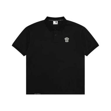 AAPE BY BATHING APE Main Polo Shirt Black S Black