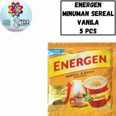 Energen Minuman Sereal Kemasan Sachet Vanila 5 Pcs