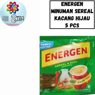 Energen Minuman Sereal Kemasan Sachet KacangIjo 5 Pcs