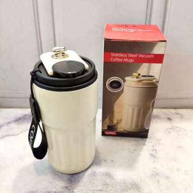 TUMBLER STAINLESS STEEL LED 136-316 450ml ADA STRAP TENTENG//TUMBLER HOT N COOL 1.2