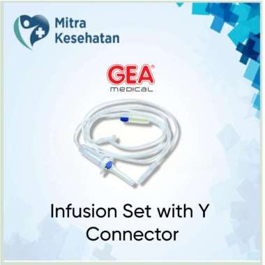 ECER-Infus Set Type Y GEA Dewasa / Selang Infus / Infusion Set With Y Connector Adult