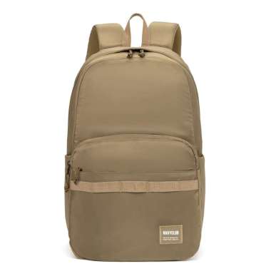 Navy Club Tas Ransel Kasual FIHB - Backpack Daypack Laptop Up to 14 Inch Tas Pria Wanita Khaki