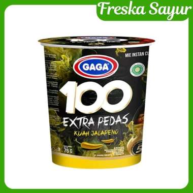 Promo Harga Gaga 100 Extra Pedas Kuah Jalapeno 75 gr - Blibli
