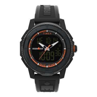 Jam Tangan Pria Timex Ironman TW2W53600 Men Adrenalin Digital Analog Dial Black Polyurethane Strap H