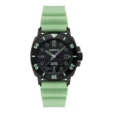Jam Tangan Pria Spinnaker Hull SP-5147-03 Automatic SpongeBob SquarePants Green Squidward Limited Ed