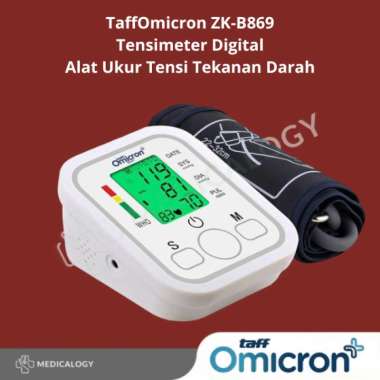 " TaffOmicron ZK-B869 Tensimeter Digital Alat Ukur Tensi Tekanan Darah "
