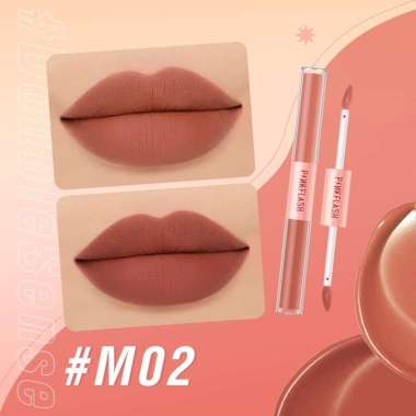 PINKFLASH 2 IN 1 DUO LIPGLOSS Lipstik Ombrelips M02