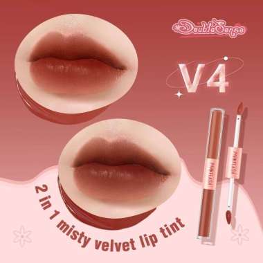 PINKFLASH 2 IN 1 DUO LIPGLOSS Lipstik Ombrelips V04