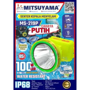 SENTER KEPALA SELAM 100W MS 219P MITSUYAMA