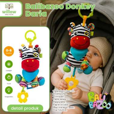 Mianan Rattle Anak - Balibazoo Donkey Daria