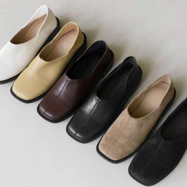Leanon Square Loafer (3.5cm) - Loafers Wanita 38 DARK BROWN