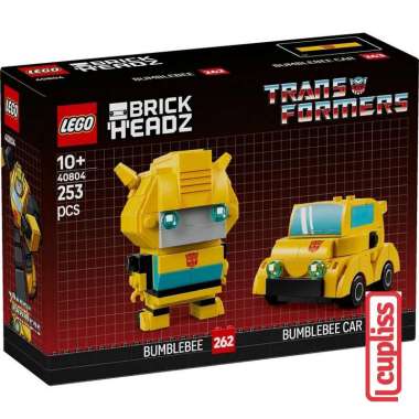 LEGO Brickheadz 40804 Bumblebee Robot and Vehicle Transformers Figure
