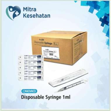 Onemed Spuit 1cc Spuit 1cc suntikan 1cc perbox isi 100 1cc/onemed