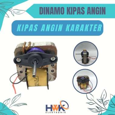 Dinamo Kipas Angin Karakter | Motor Kipas Angin Meja Karakter | Motor dinamo kipas angin