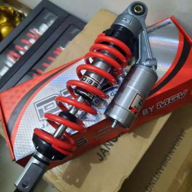 shock shockbreker shockbreaker gazi tabung 310mm Dbs by mgv original - Red black, 310mm 310mm titan 