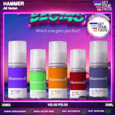 Liquid Hammer Juice Series All Varian Saltnic 30ML by JRI Ice Mint