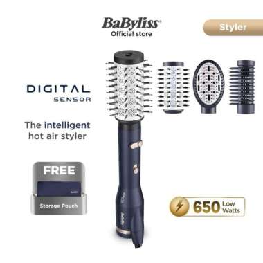 Babyliss Digital Sensor Air Brush | Hot Air Styler AS500E Sisir - Air Brush Digital Sensor Automatic