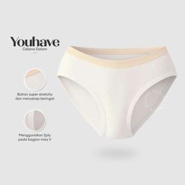 YouHave ( You’ve ) Celana Dalam Midi Wanita Women Woman Celana dalam Panty Wanita CD Wanita Underwea