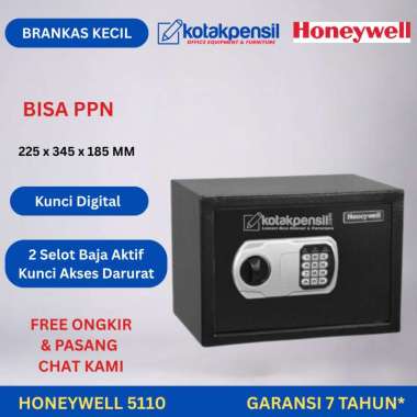 Brankas HONEYWELL 5110 |Brankas Kecil Mini Hotel| Brankas Uang dan Dokumen Tahan Api| Safety Box Uan
