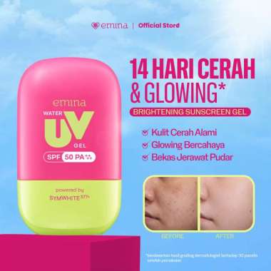 Emina UV Gel Sunscreen SPF 50 PA++++ Series - Sunscreen Wajah, Sunscreen Gel Water UV Gel