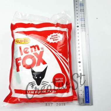 Fox Lem Putih Plastik 700 gr Lem Kayu Triplek Lem Pvac 700 Gr
