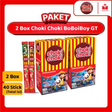 Paket 2 Box Choki Choki Cashew BoBoiBoy GT