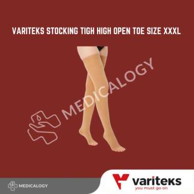Variteks Stocking Varises CCL 3 Tigh High Open Toe Ukuran XXXL