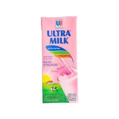 Ultra Milk Susu UHT Strawberry 250 ml